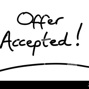 Offer accepted!